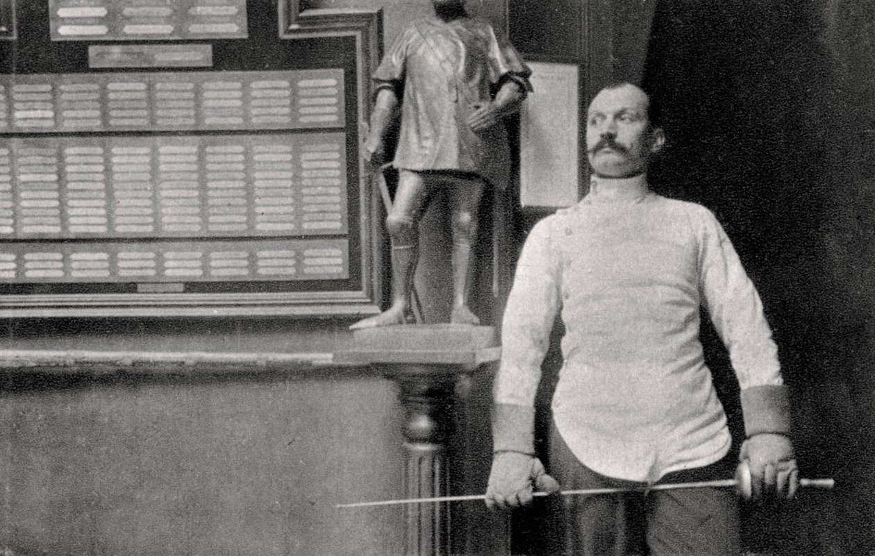 Alphonse Kirchoffer，法国击剑者，1904年 作者 不明
