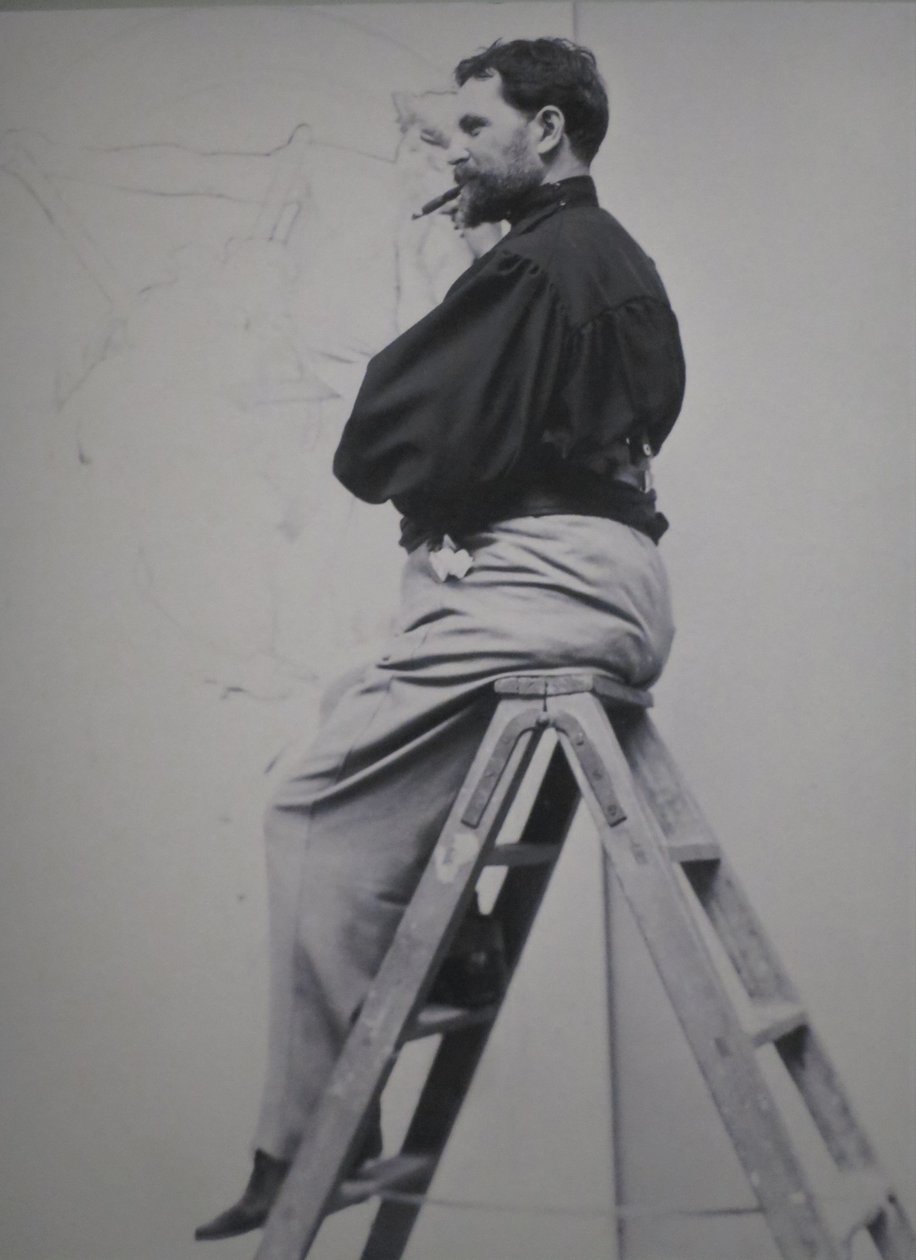 阿方斯·慕夏（Alphonse Mucha），1896年。 作者 不明