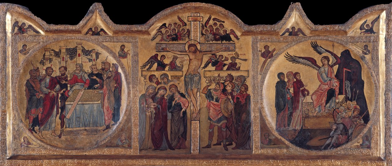 钉在十字架上的祭坛起于Soest，ca 1240 作者 不明