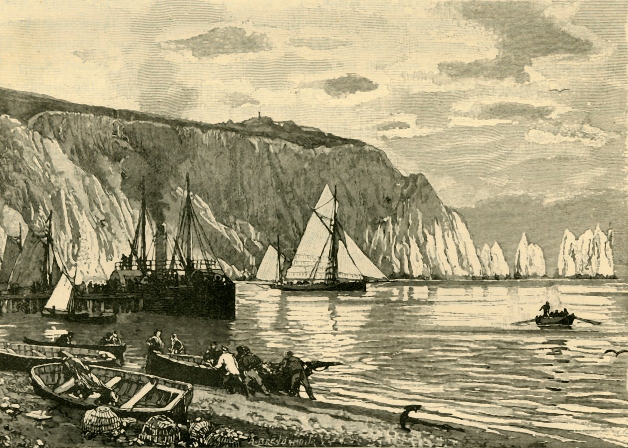 明矾湾，1898年。 作者 不明