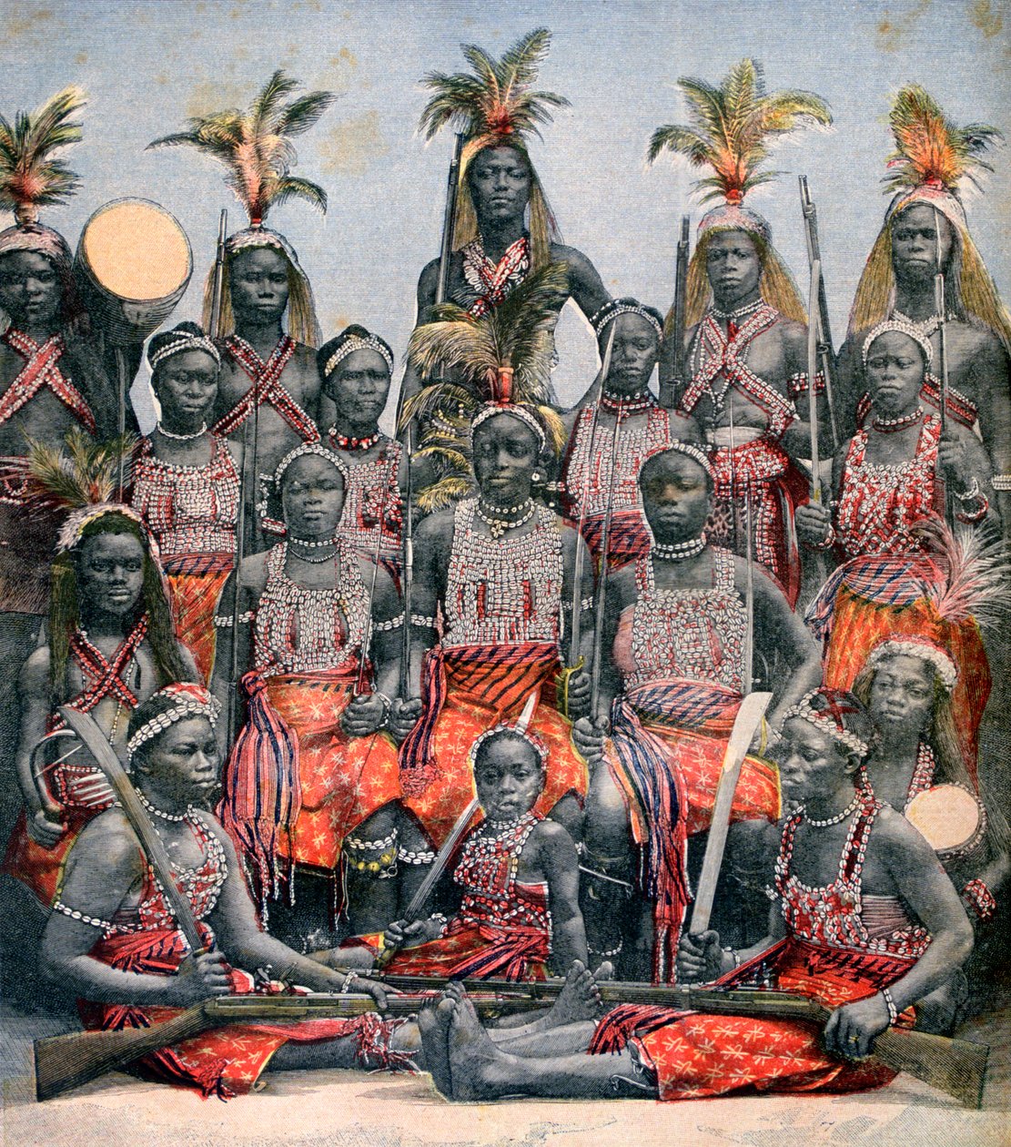 亚马逊战士，1891年 作者 不明