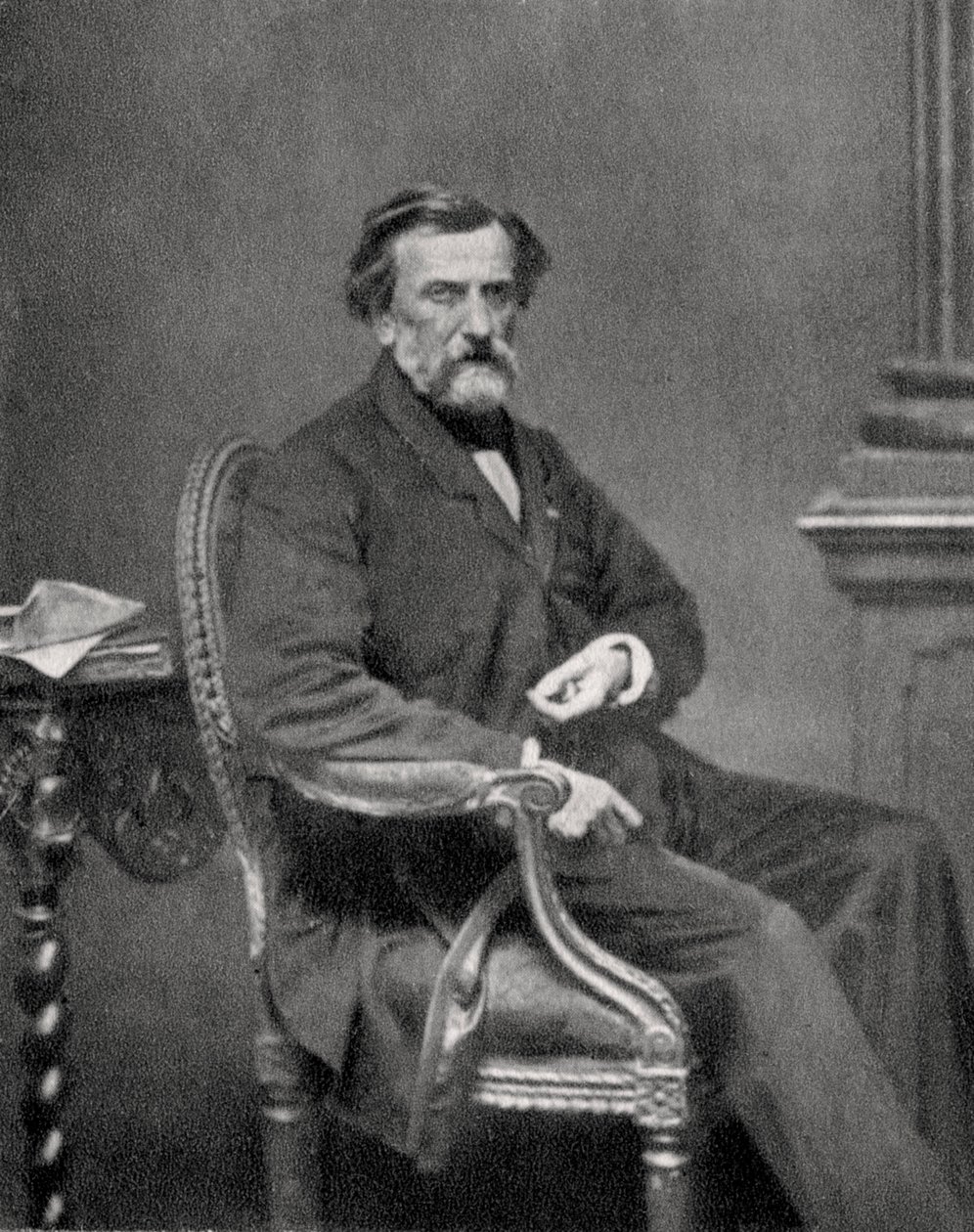 法国歌剧作曲家安布罗斯·托马斯（Ambroise Thomas），1889年 作者 不明