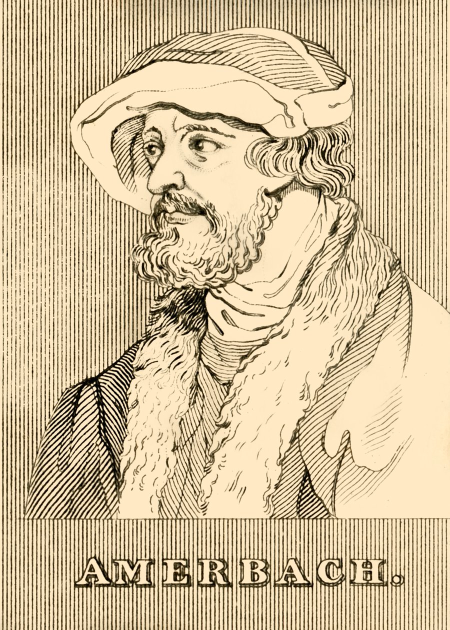 阿默巴赫（Amerbach），1440-1513，1830。 作者 不明
