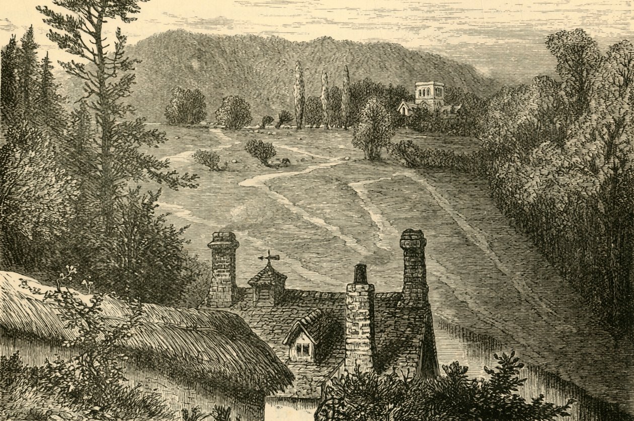 艾姆斯伯里（Amesbury），望向Vespasians Camp，1898年。 作者 不明
