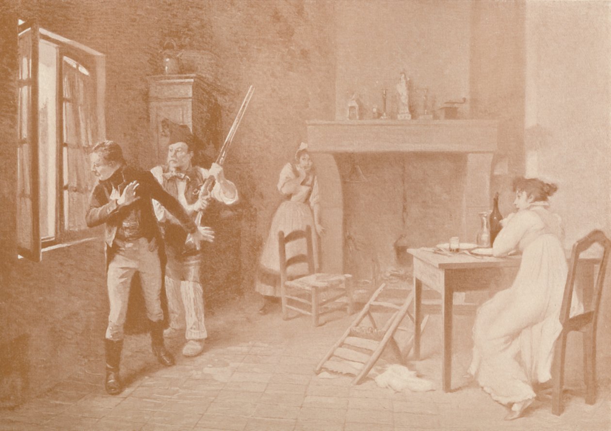 白色恐怖插曲，1815年，1896年 作者 不明