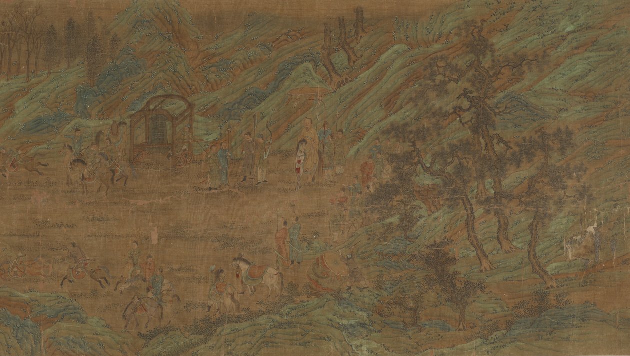 帝国狩猎，明末，16-17世纪。 作者 不明
