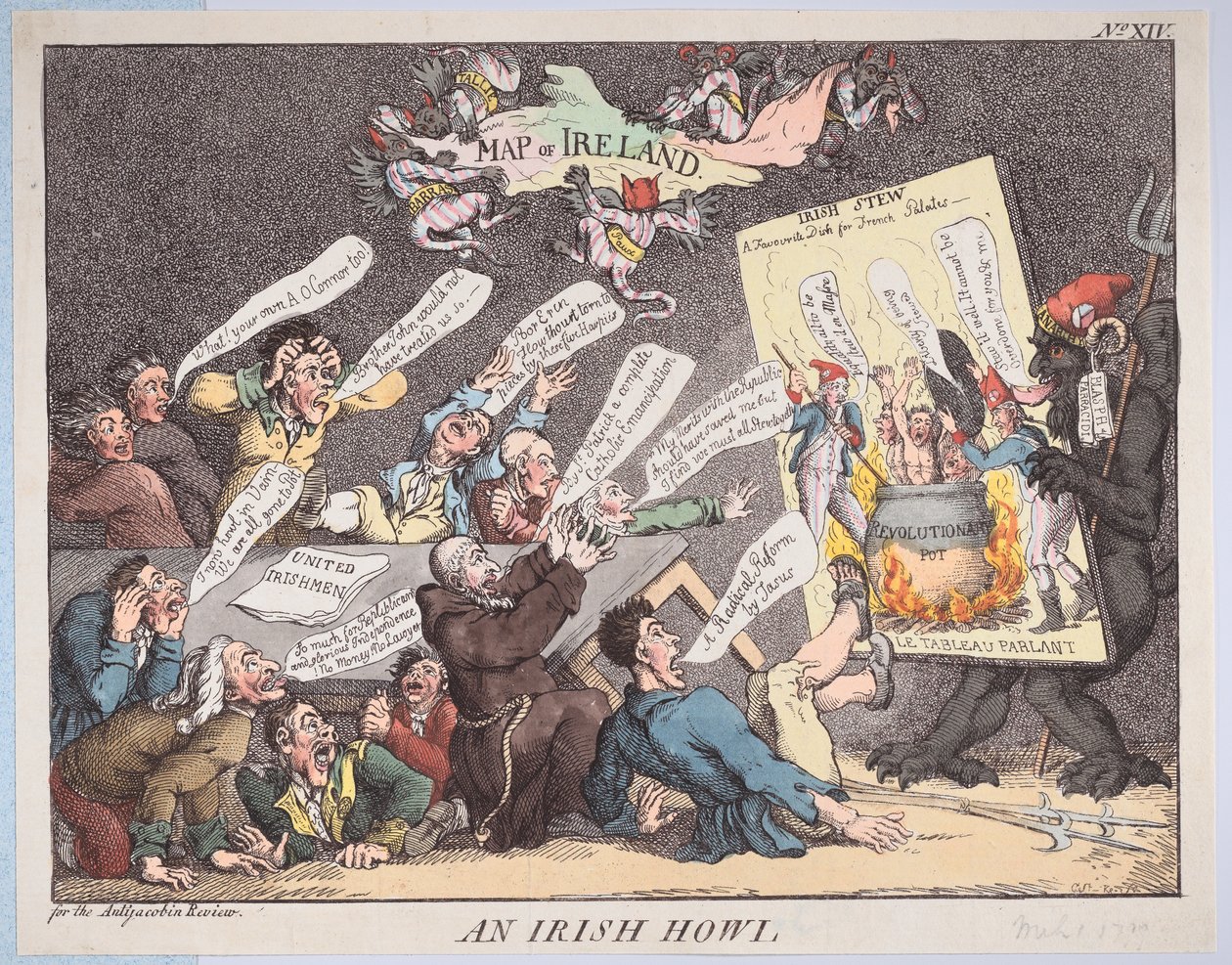 An Irish Howl, March 1, 1799., March 1, 1799. 作者 不明