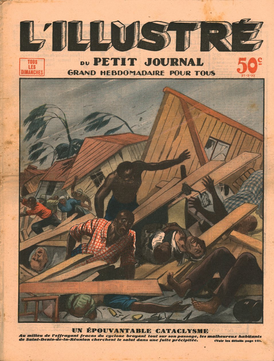 骇人听闻的大灾难，1932年。 作者 不明