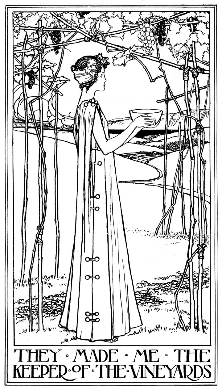1899年所罗门之歌的插图 作者 不明