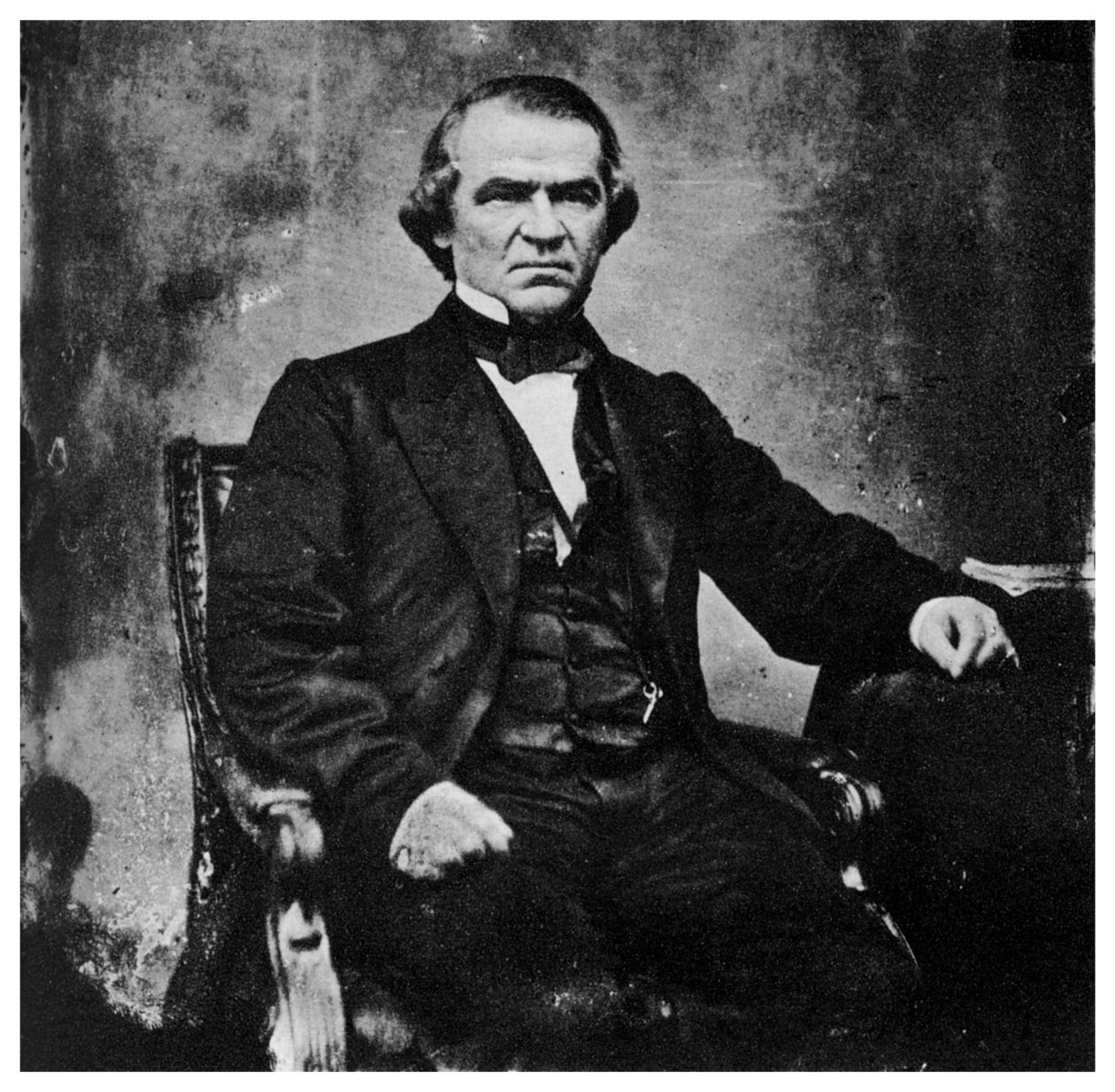 1860年代美国第17任总统安德鲁·约翰逊（Andrew Johnson），1955年 作者 不明