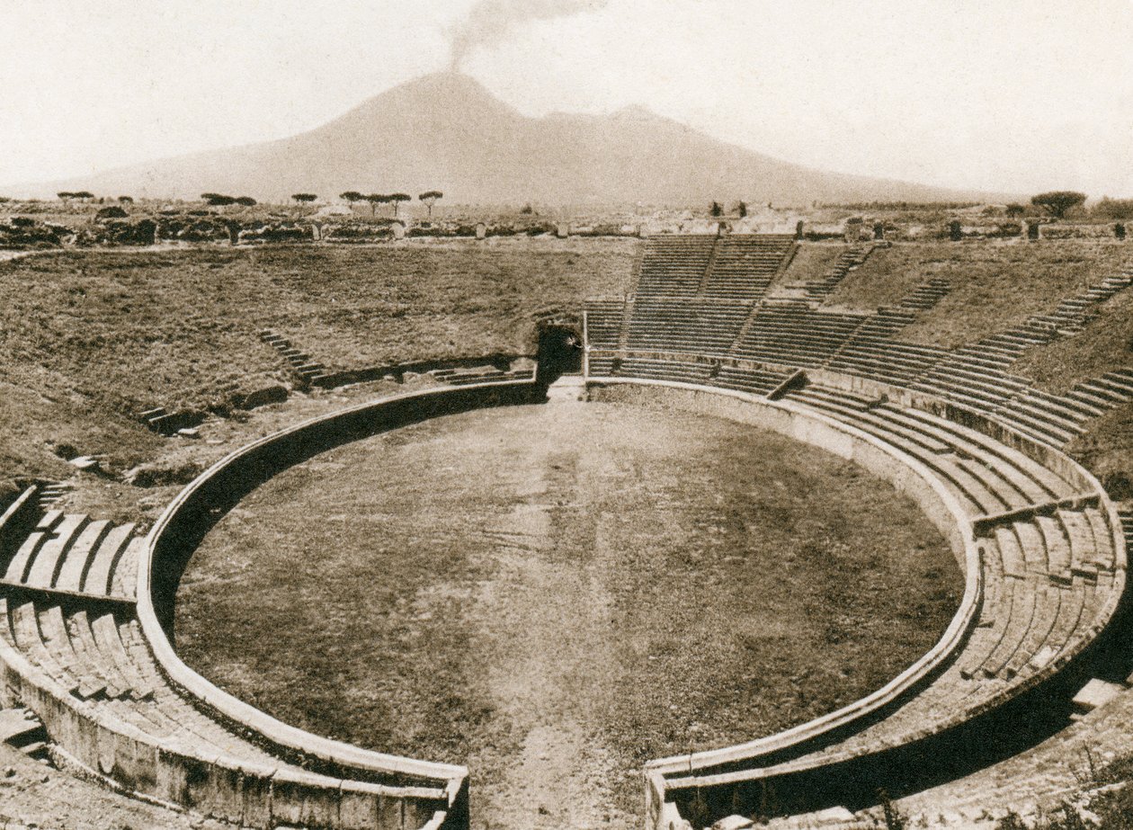 Anfiteatro，庞贝城，意大利，c1900年代 作者 不明