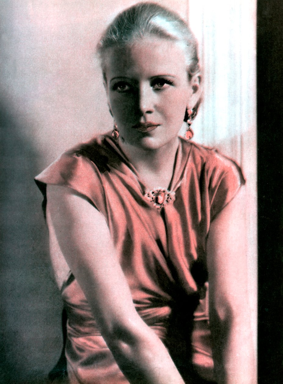 美国女演员安·哈丁（Ann Harding），1934-1935年 作者 不明