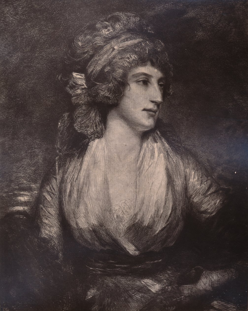安娜·苏厄德（Anna Seward），英国作家和诗人，18世纪末或19世纪初 作者 不明