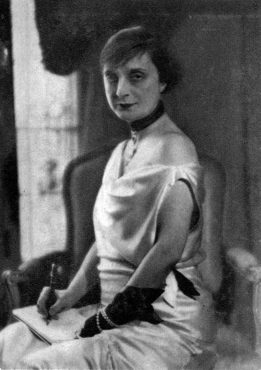 Anna de Noailles，法国作家，1930年 作者 不明