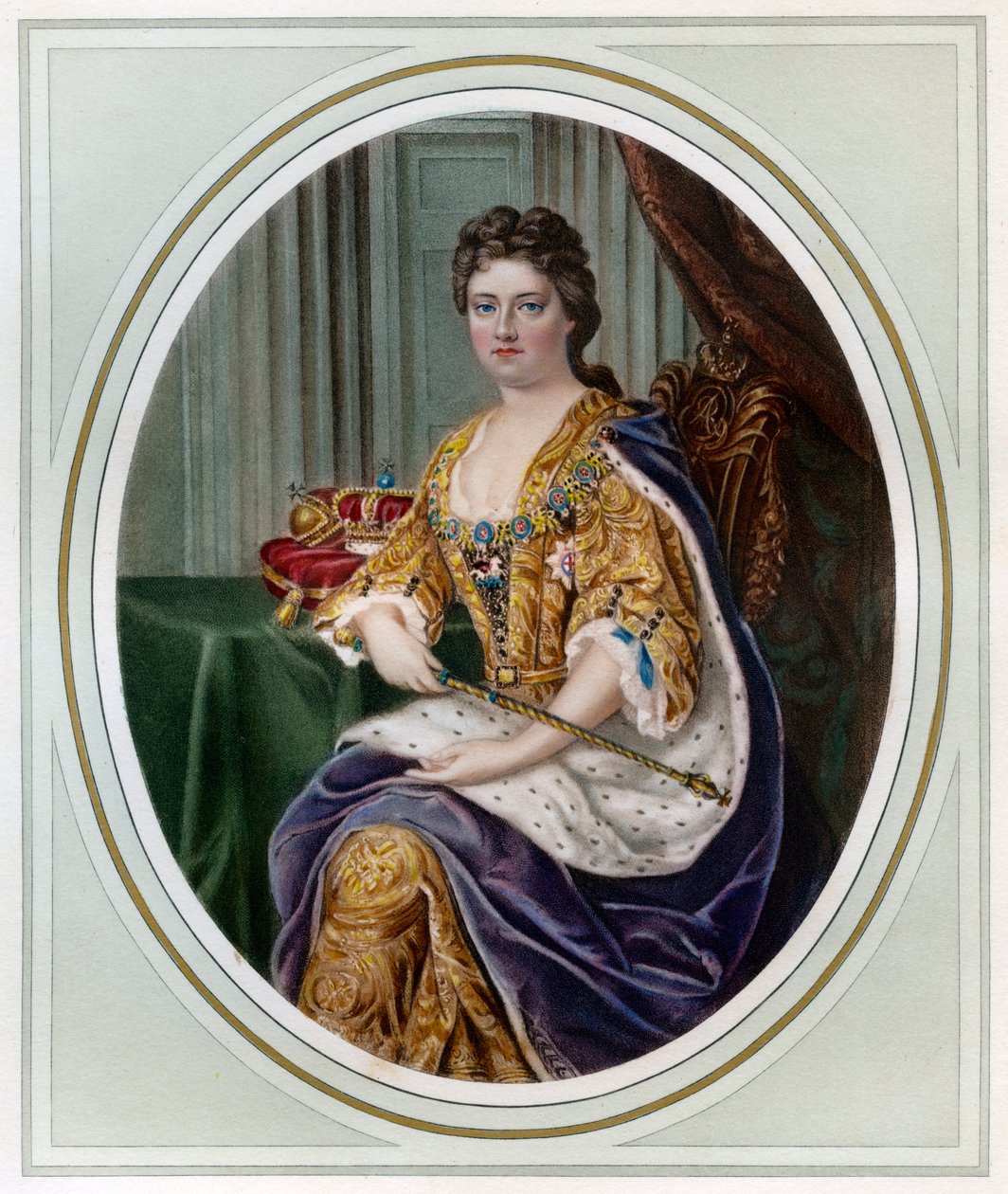 英国女王安妮（Anne），1702-1714年1906年 作者 不明