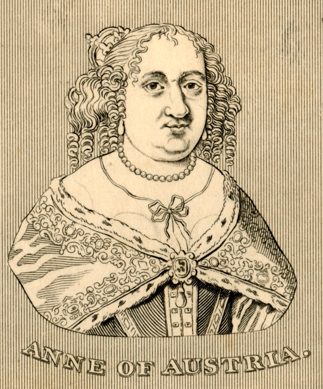 奥地利的安妮（Annie of Austria），1601年至1666年，1830年。 作者 不明
