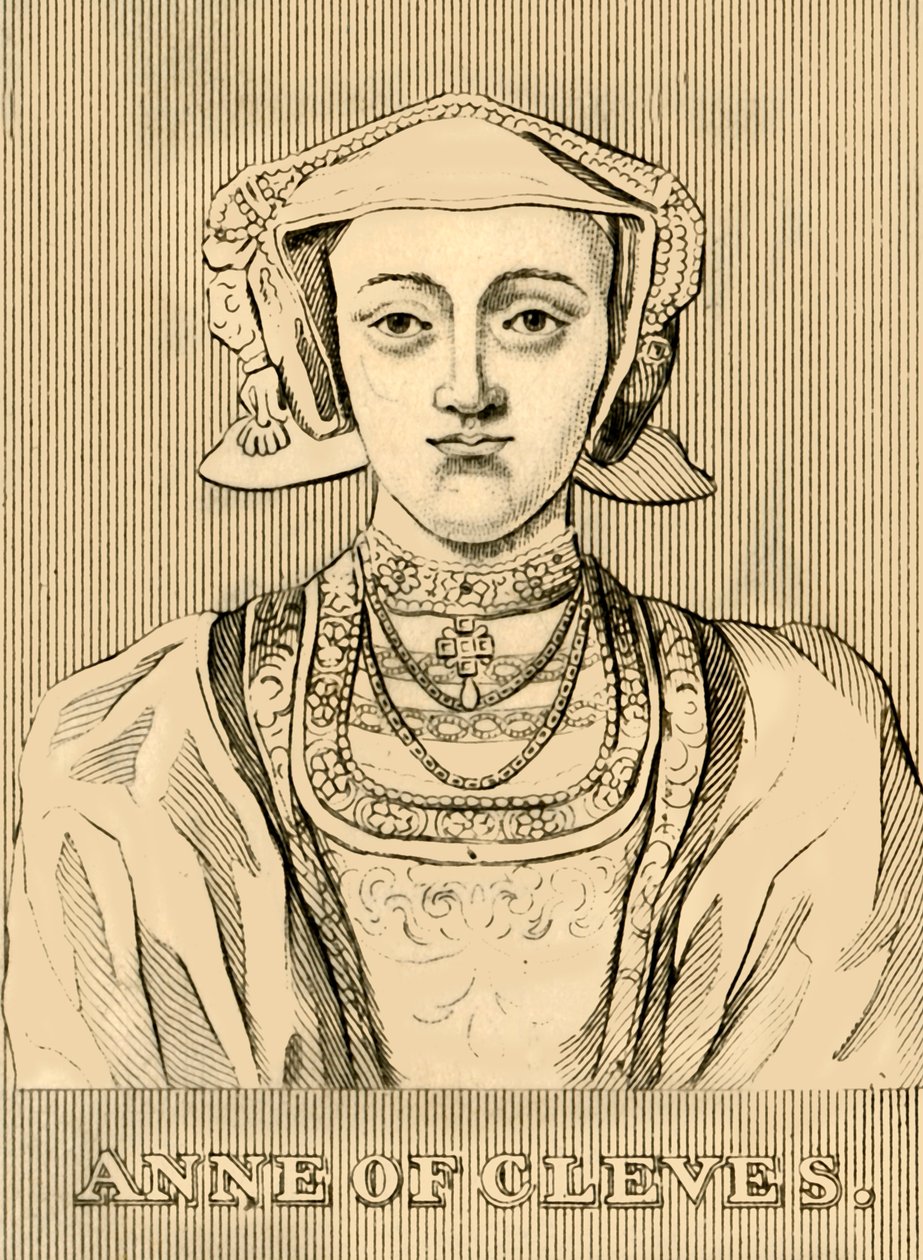 克莱夫·安妮（Anne of Cleves），1515-1557，1830年。 作者 不明