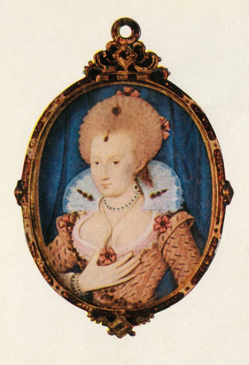 丹麦的安妮（Anne of Denmark），c1610，1947年。 作者 不明