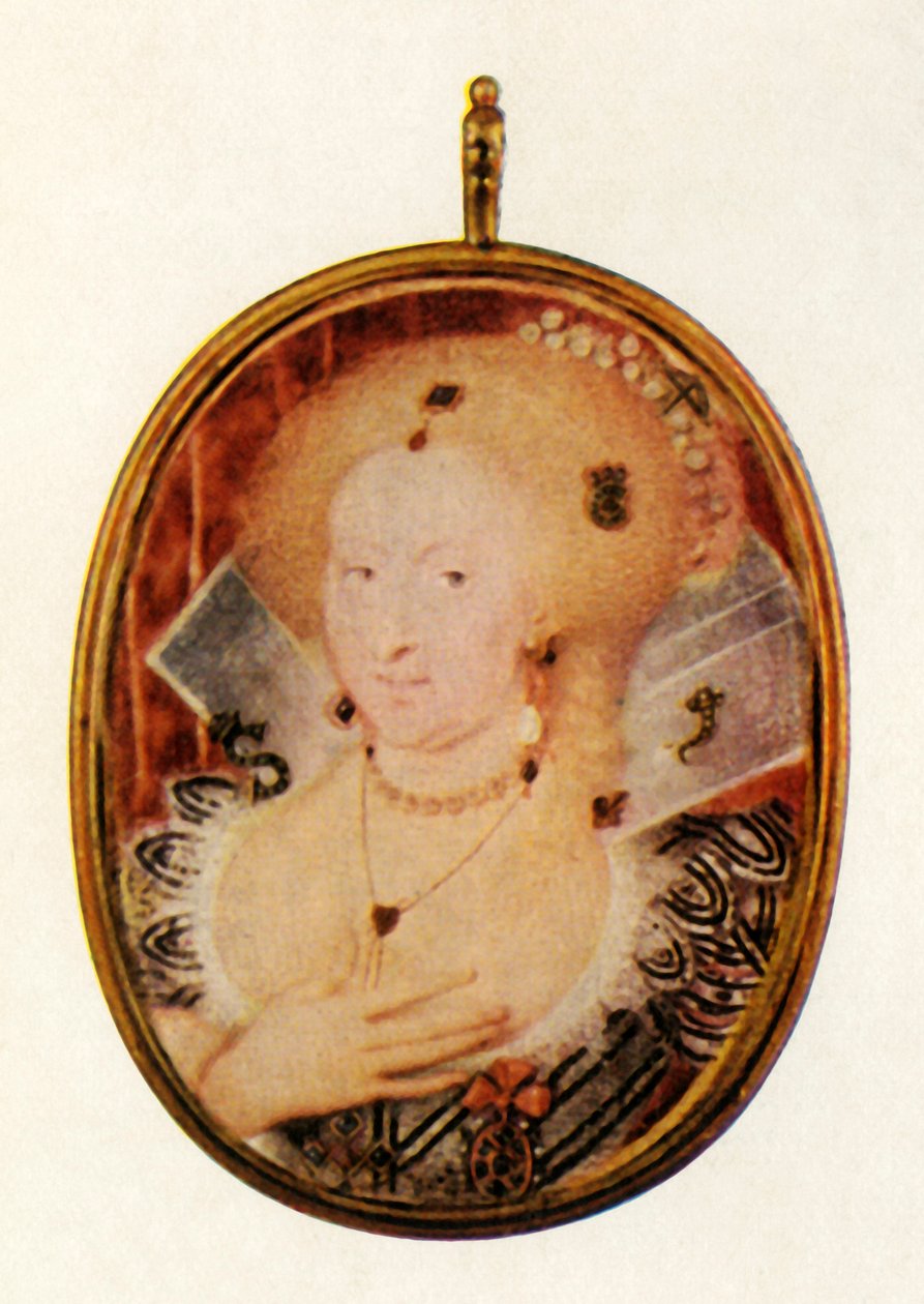 丹麦的安妮（Anne of Denmark），c1612，1947年。 作者 不明