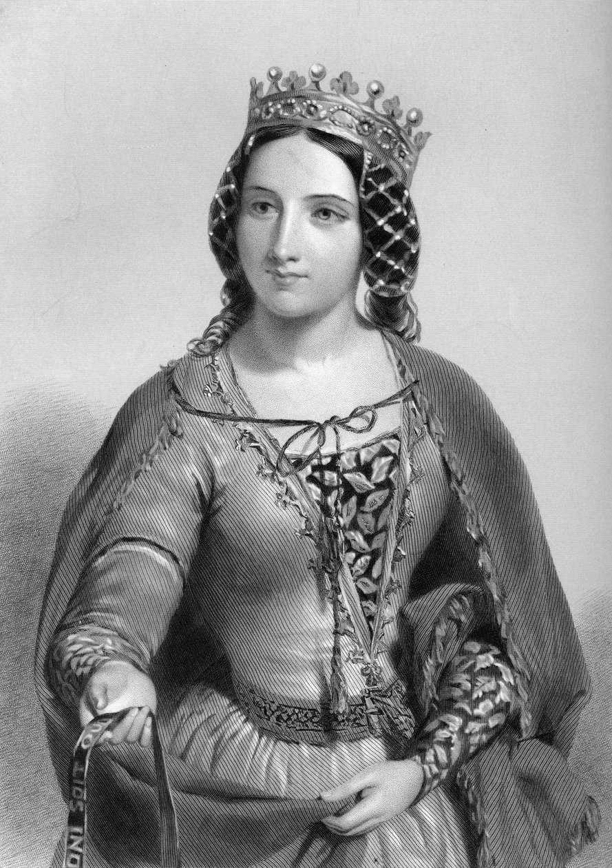 安妮·沃威克（Anne of Warwick）1456-1485年，理查德三世国王的王后配偶，1851年 作者 不明