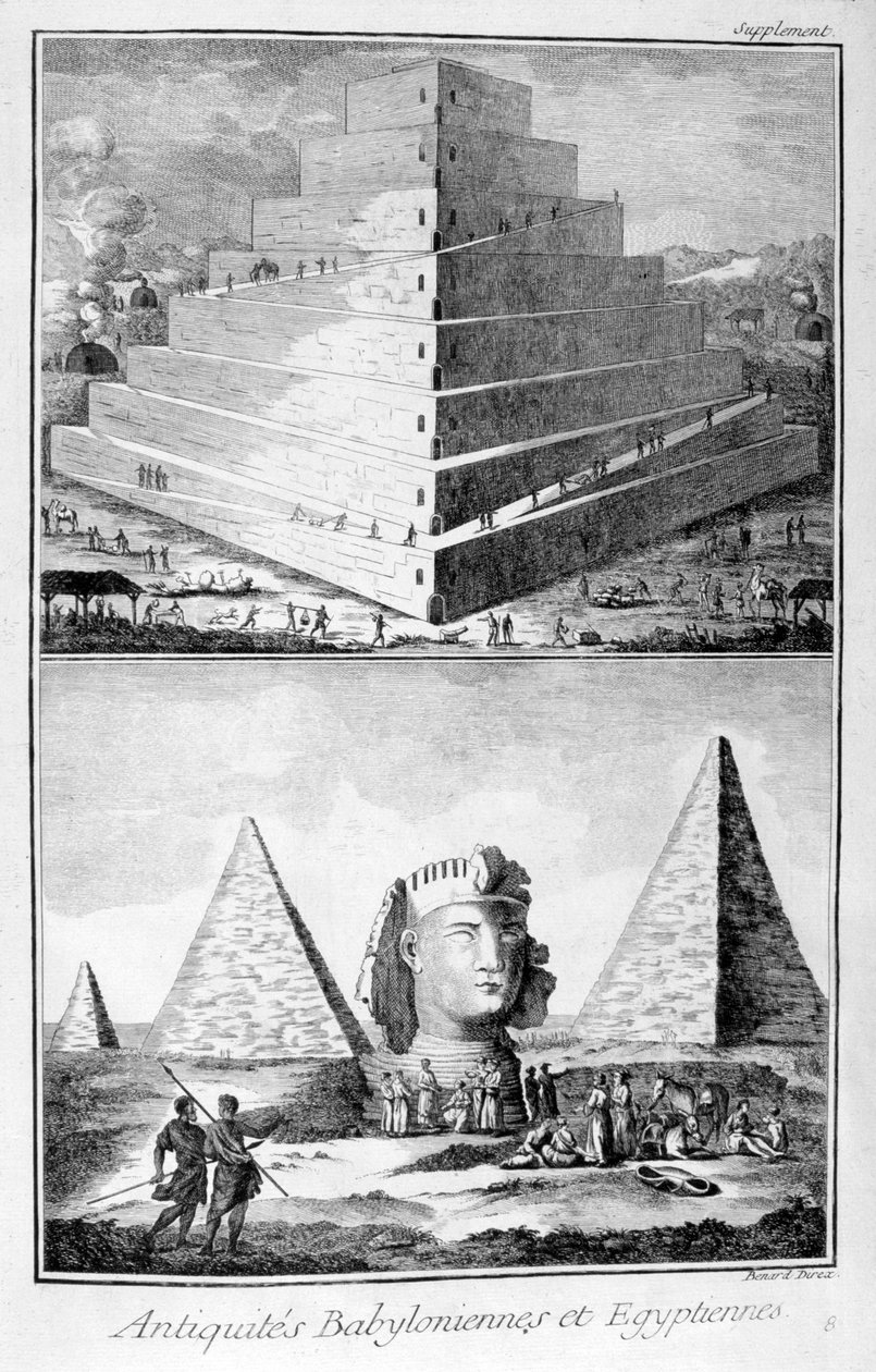 巴比伦和埃及的古物，1751-1777年 作者 不明