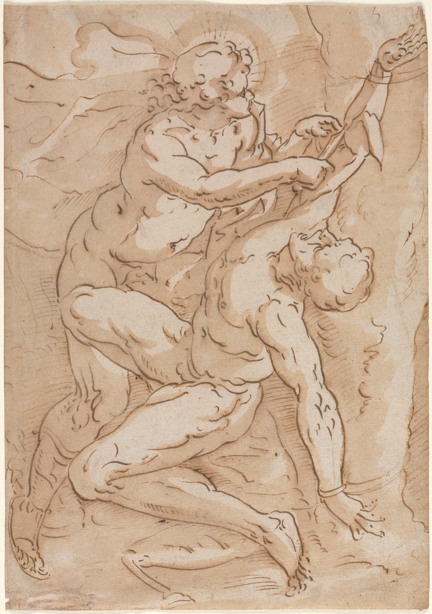阿波罗（Apollo Flaying）Marsyas，十六世纪。 作者 不明