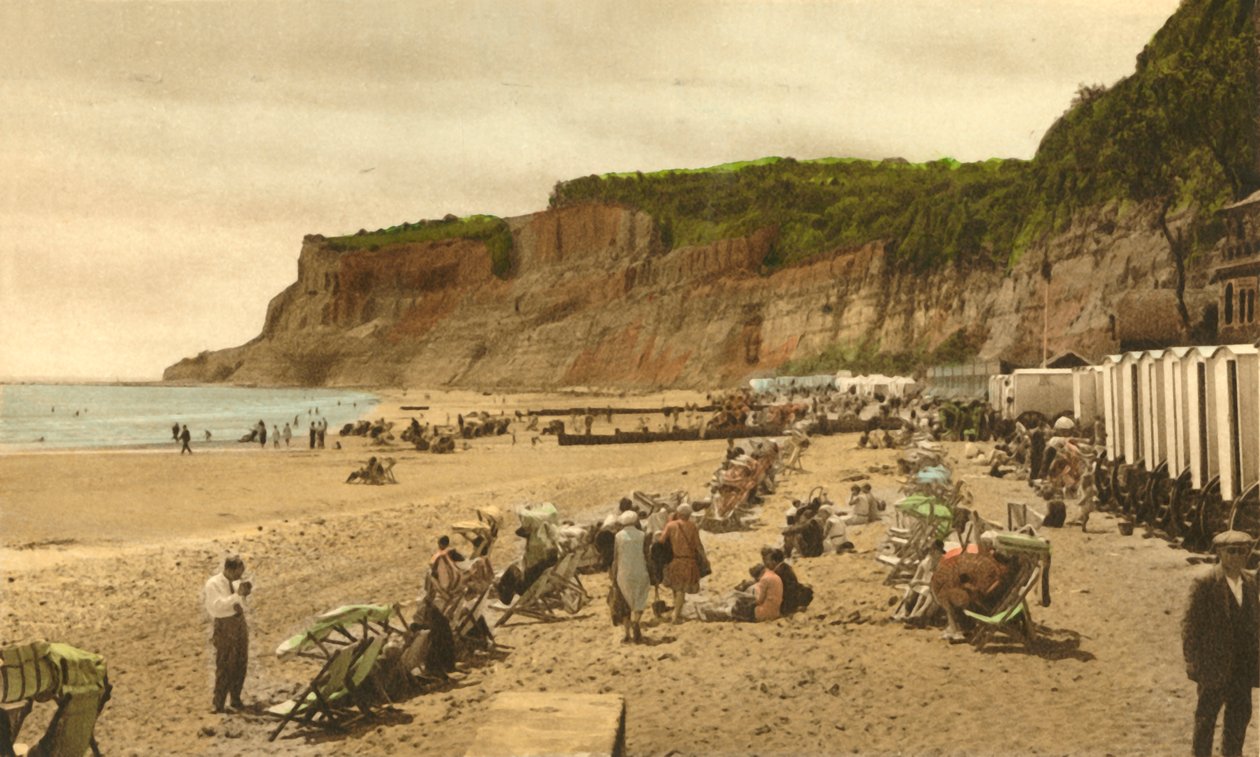 1933年，爱荷华州尚克林，Appley Beach and Cliffs。 作者 不明