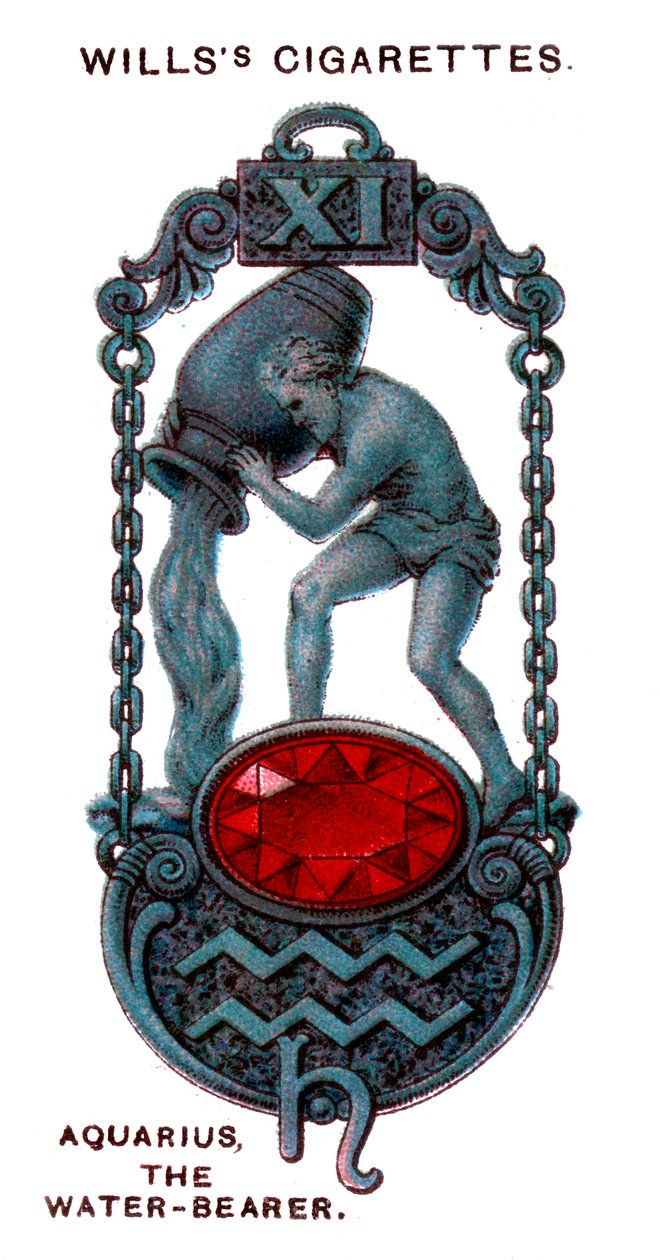 水瓶座，水瓶座，1923年 作者 不明