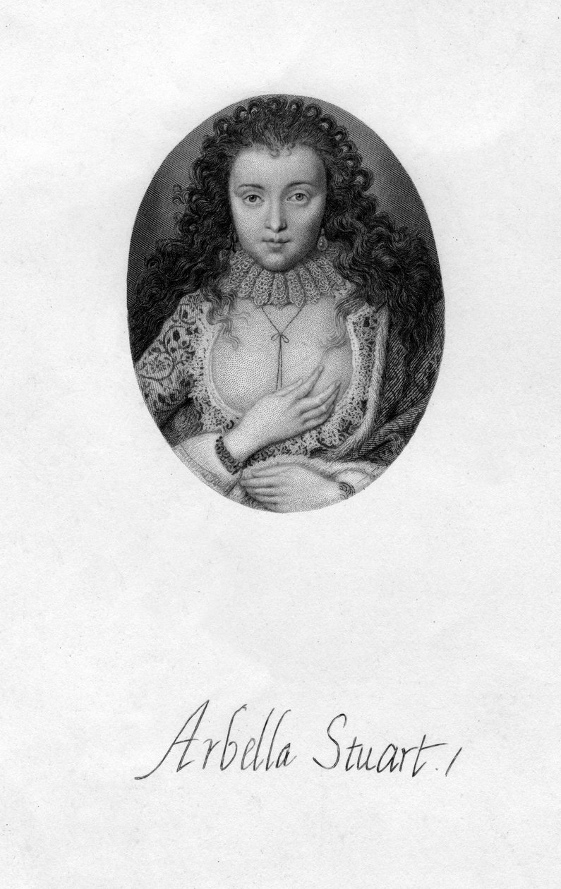 阿拉贝拉·斯图尔特（Arabella Stuart）1575-1615，英国文艺复兴时期的贵族，十七世纪。 作者 不明