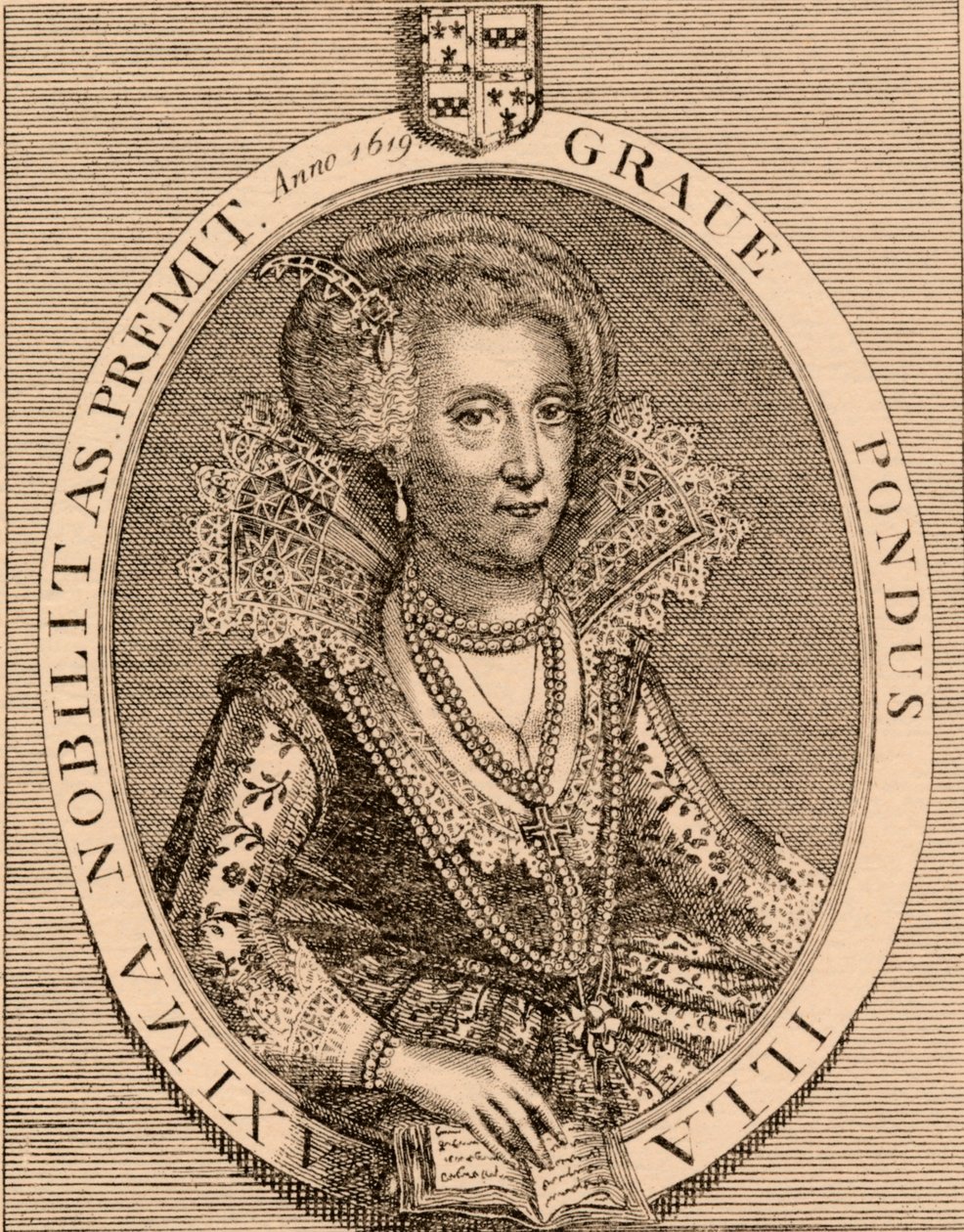阿拉贝拉·斯图尔特（Arabella Stuart）1575-1615，英国文艺复兴时期贵族，1889年。 作者 不明