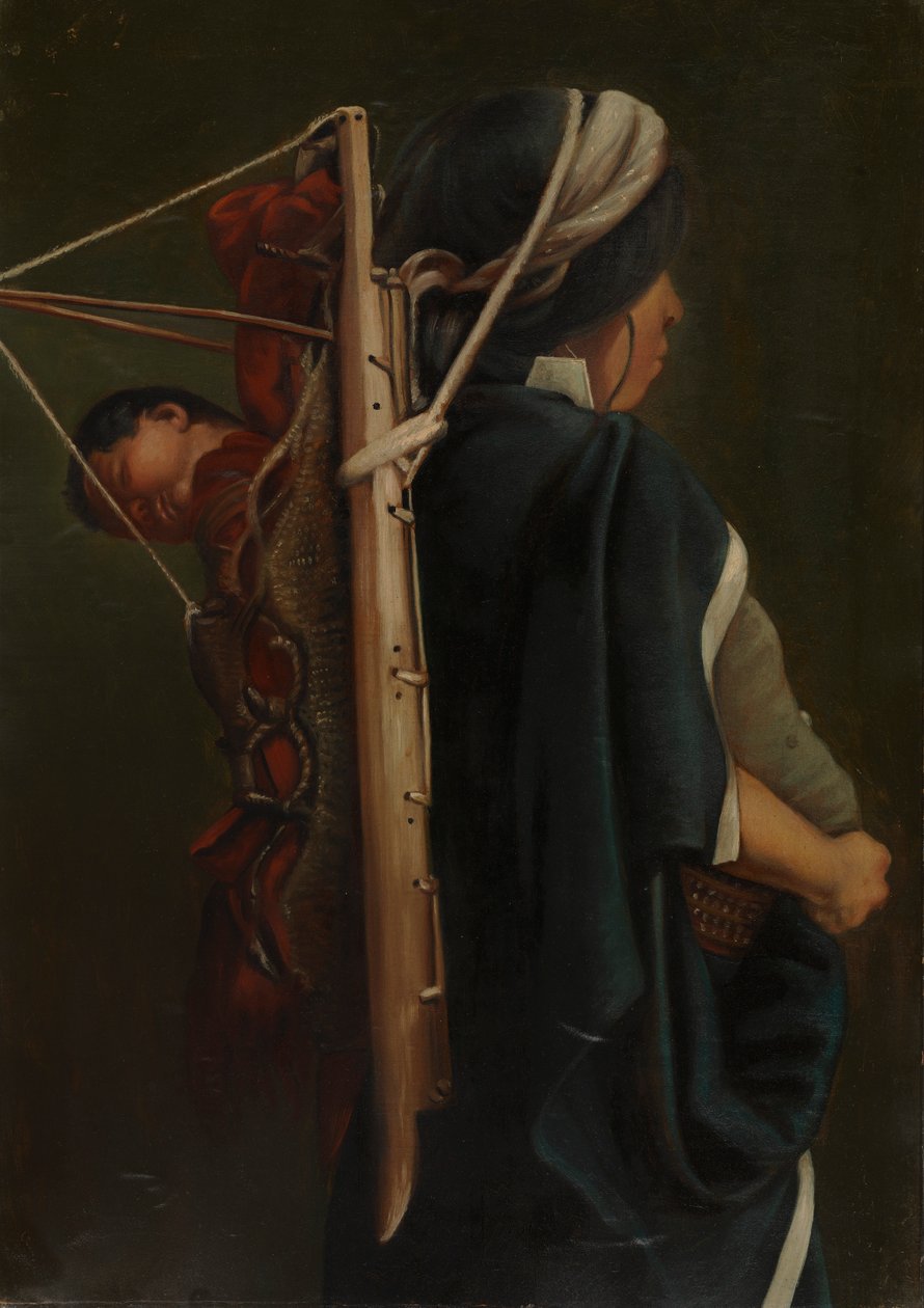 Araucanian女人，约1890-1892。 作者 不明