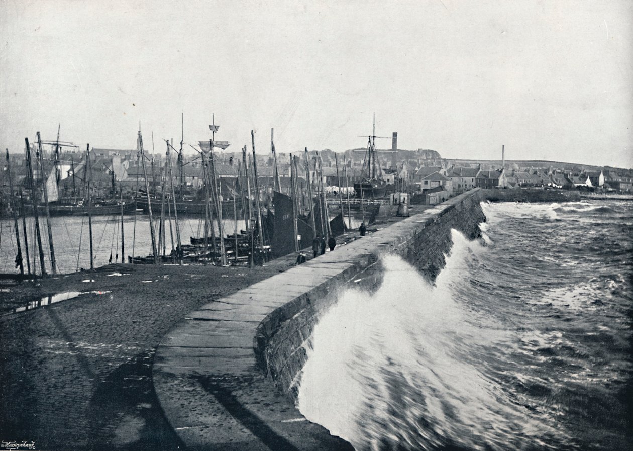 Arbroath-从海港出发，1895年 作者 不明
