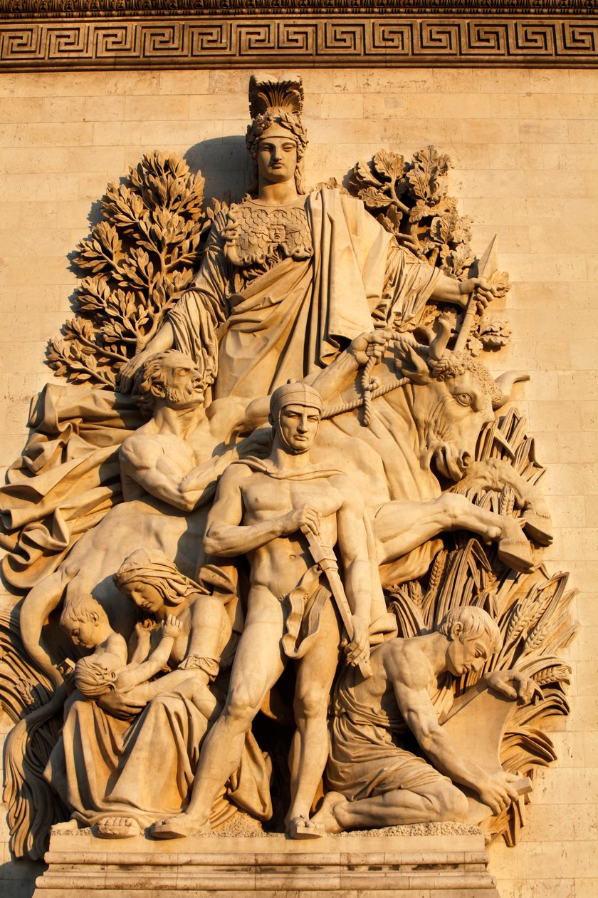 Arc de Triomphe sculpture : the Triumph by Antoine Etex (1810), Paris, France 作者 不明