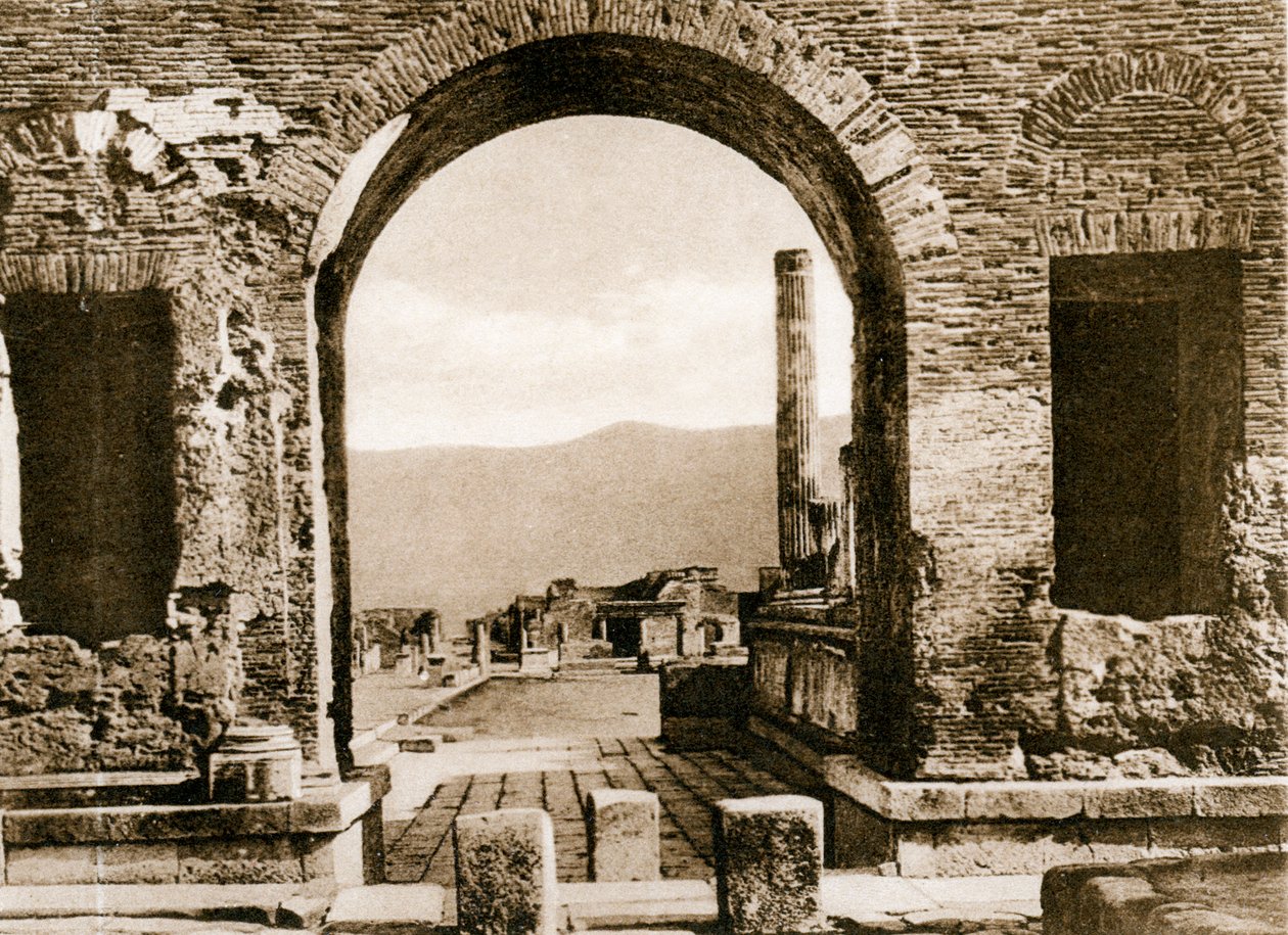 Arco di Nerone，庞贝城，意大利，约c1900年代 作者 不明