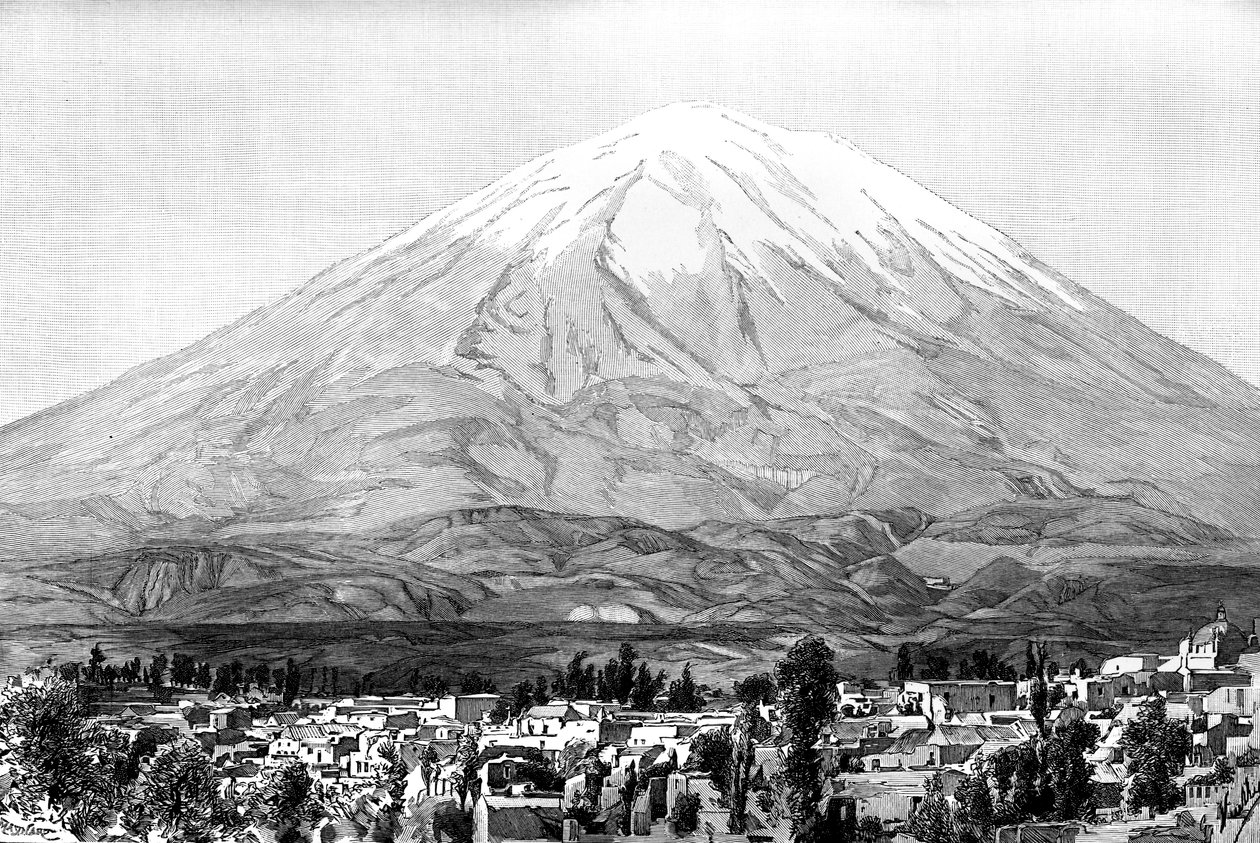 秘鲁阿雷基帕和米斯蒂山，1895年 作者 不明