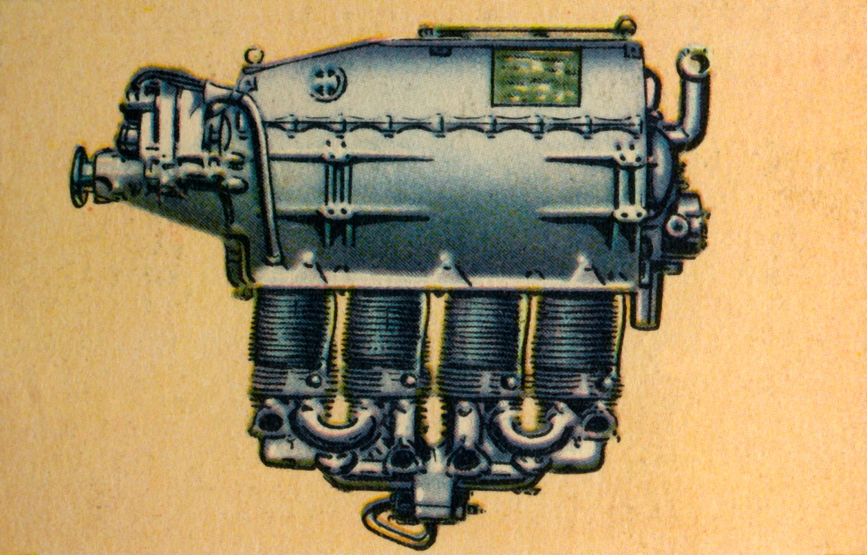 阿格斯（Argus）作为8100马力飞机发动机，1932年。 作者 不明