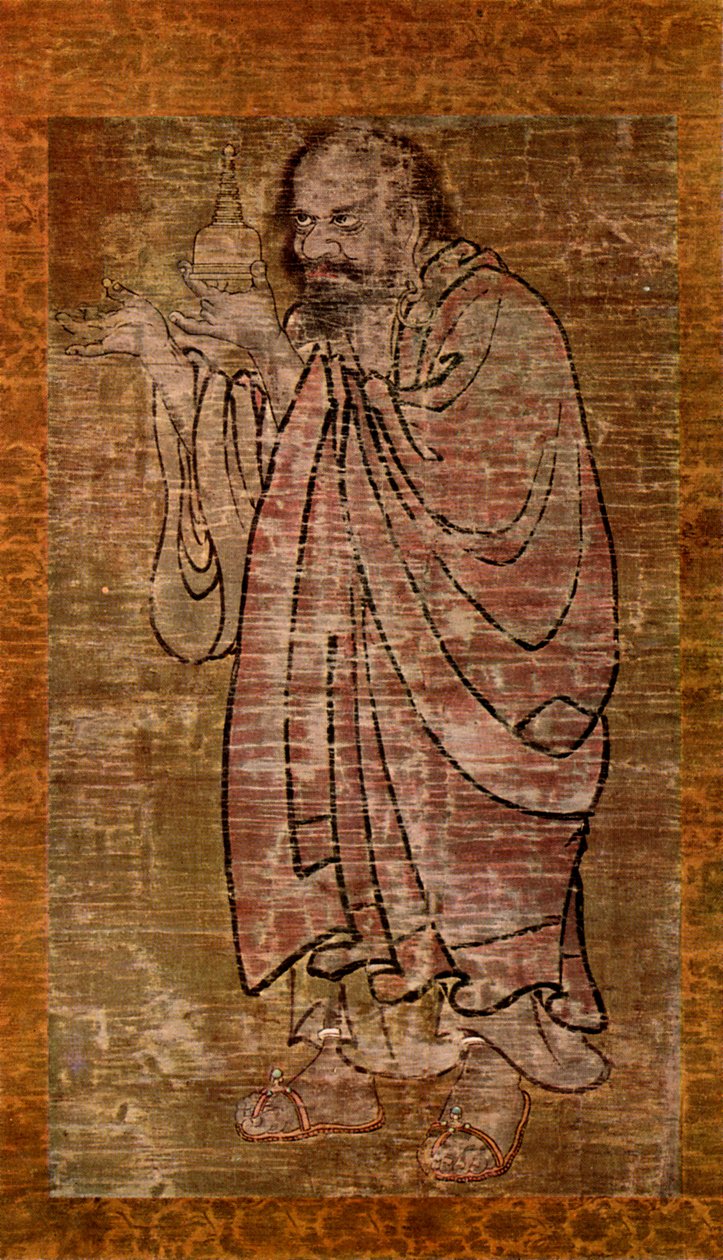 阿罗汉（Arhat）手持圣物箱，中国，宋朝，c960-1279 1925年 作者 不明