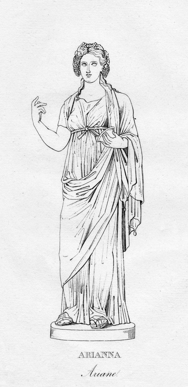 阿里安娜（Arianna Ariane），c1850 作者 不明