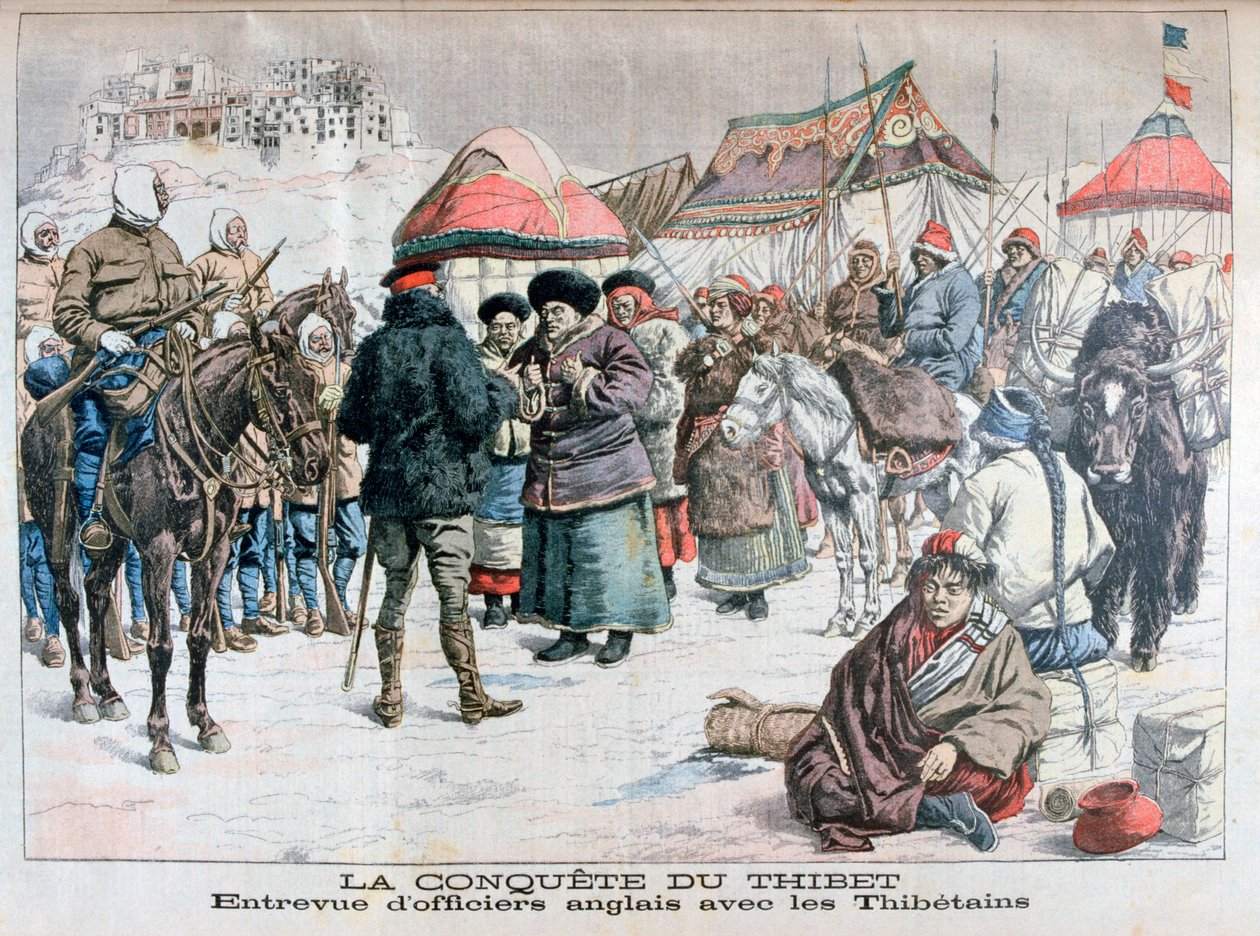 1904年英印部队武装入侵西藏 作者 不明