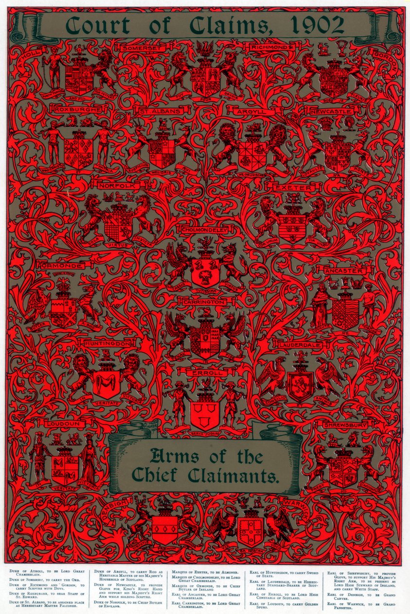主要索赔人的怀抱，1902年 作者 不明