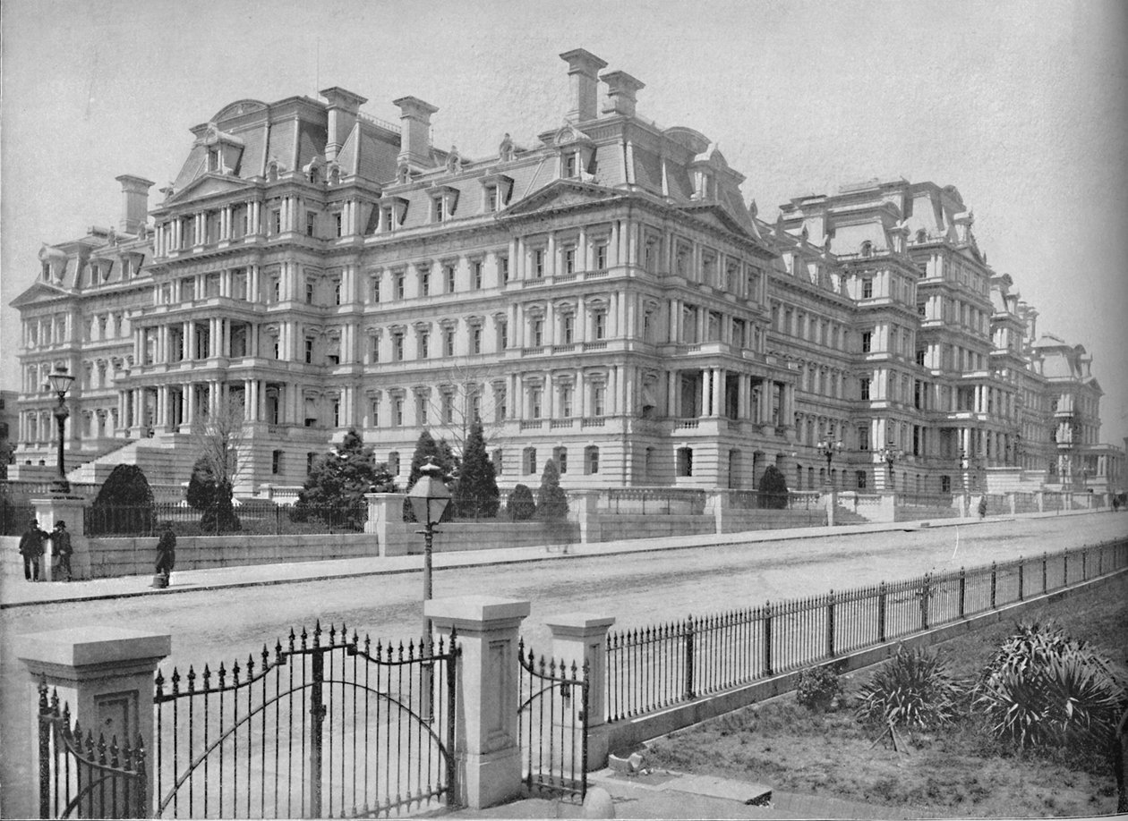 陆军和海军大厦，华盛顿特区，c1897。 作者 不明