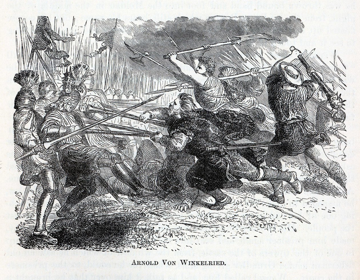 阿诺·冯·温克瑞德（Arnold von Winkelried），1882年 作者 不明