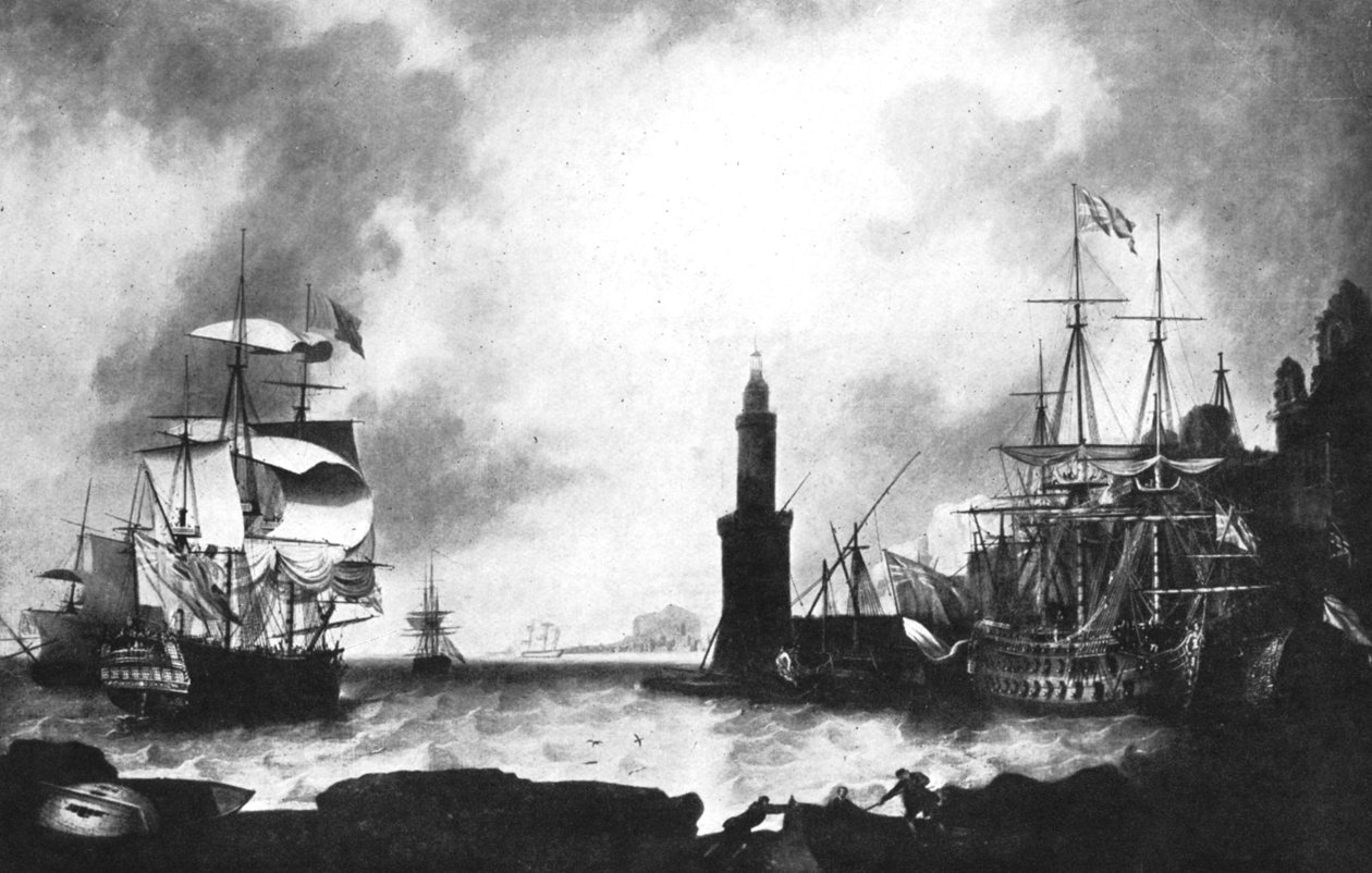 HMS Vanguard抵达 作者 不明