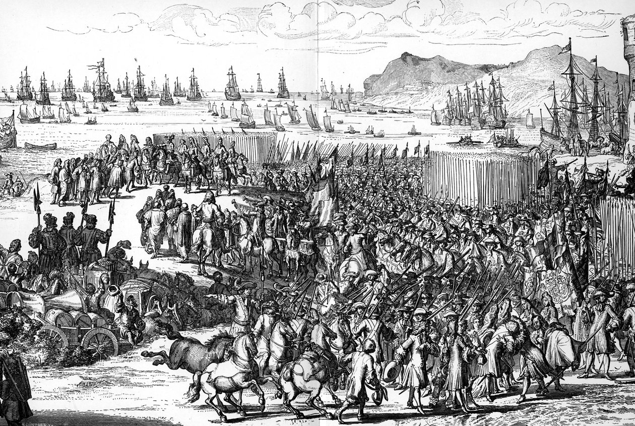 1688年11月5日，奥兰治·威廉（William of Orange）抵达英国 作者 不明