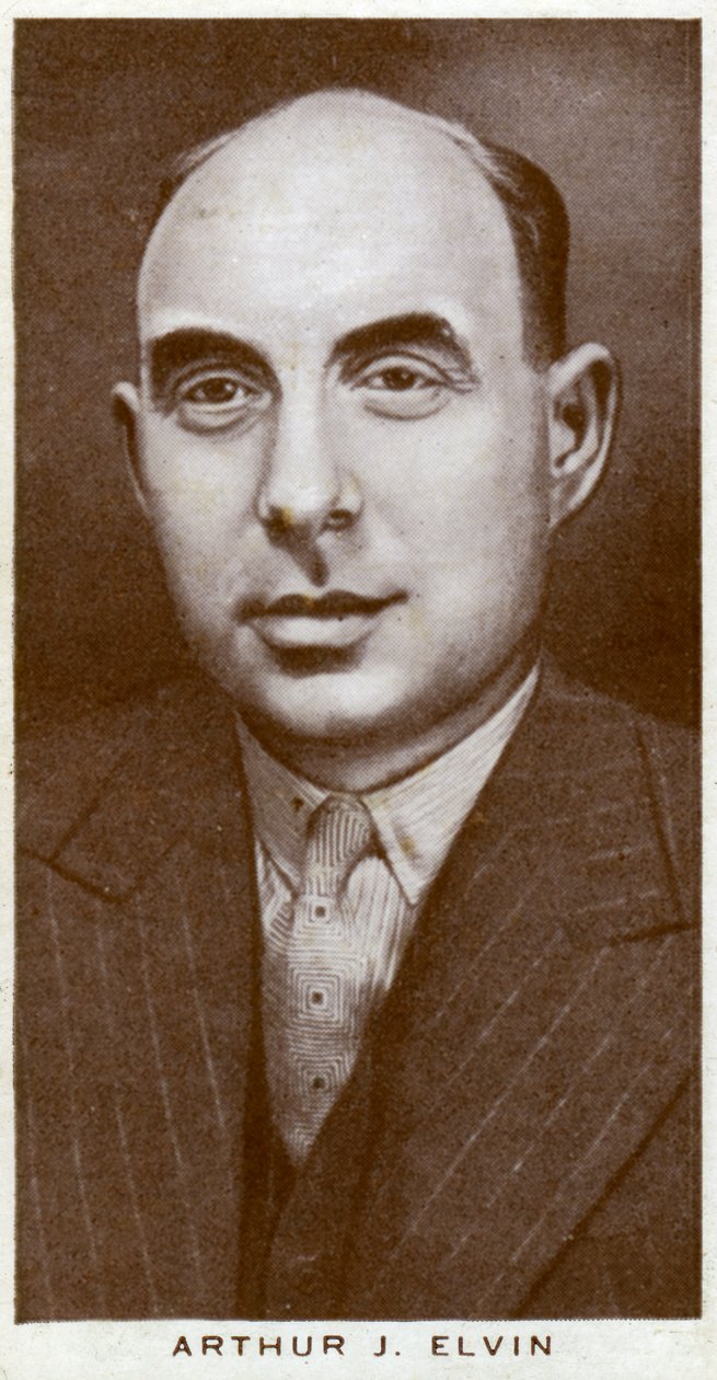 英国拳击发起人亚瑟·J·埃尔文（Arthur J Elvin），1938年 作者 不明