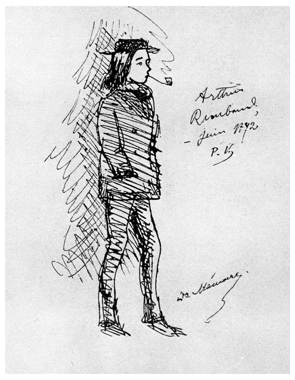 亚瑟·林波（Arthur Rimbaud），法国诗人和冒险家，1895年1956年 作者 不明