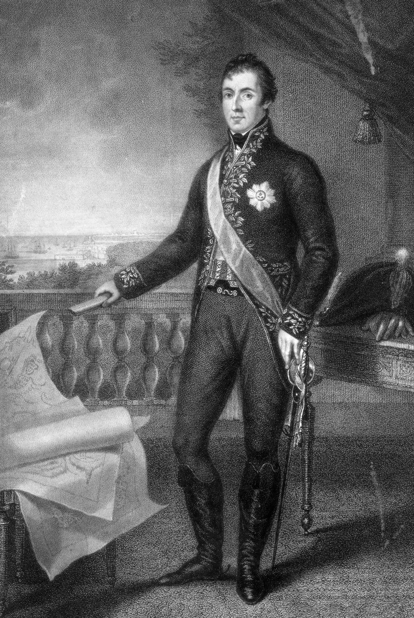 亚瑟·韦尔斯利（Arthur Wellesley）1769-1852，惠灵顿公爵，1世纪，19世纪 作者 不明