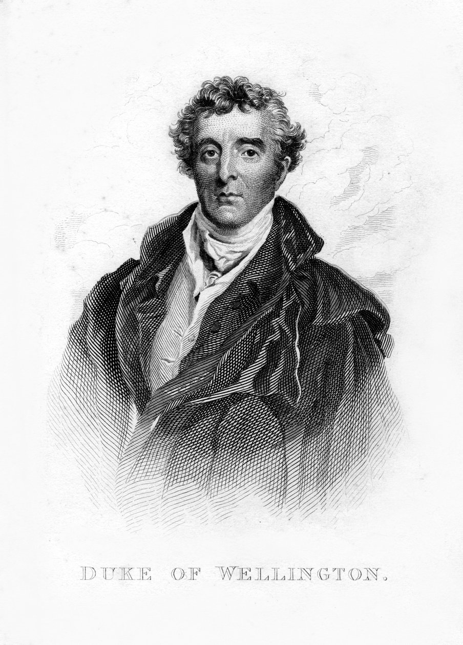 亚瑟·威尔斯利（Arthur Wellesley），惠灵顿第一公爵，英国士兵和政治家，十九世纪 作者 不明