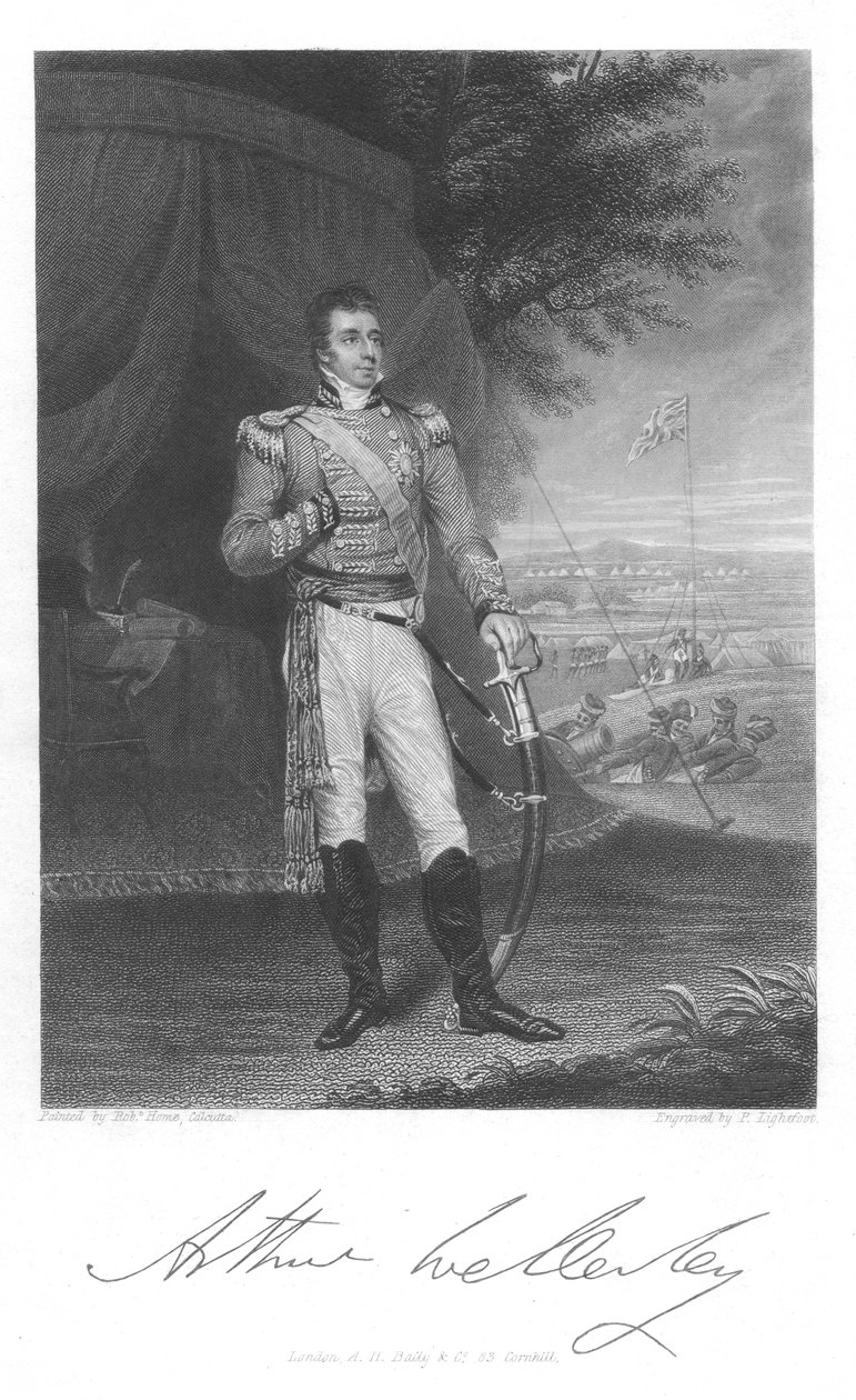 惠灵顿第一公爵亚瑟·韦尔斯利（Arthur Wellesley），c1803 作者 不明
