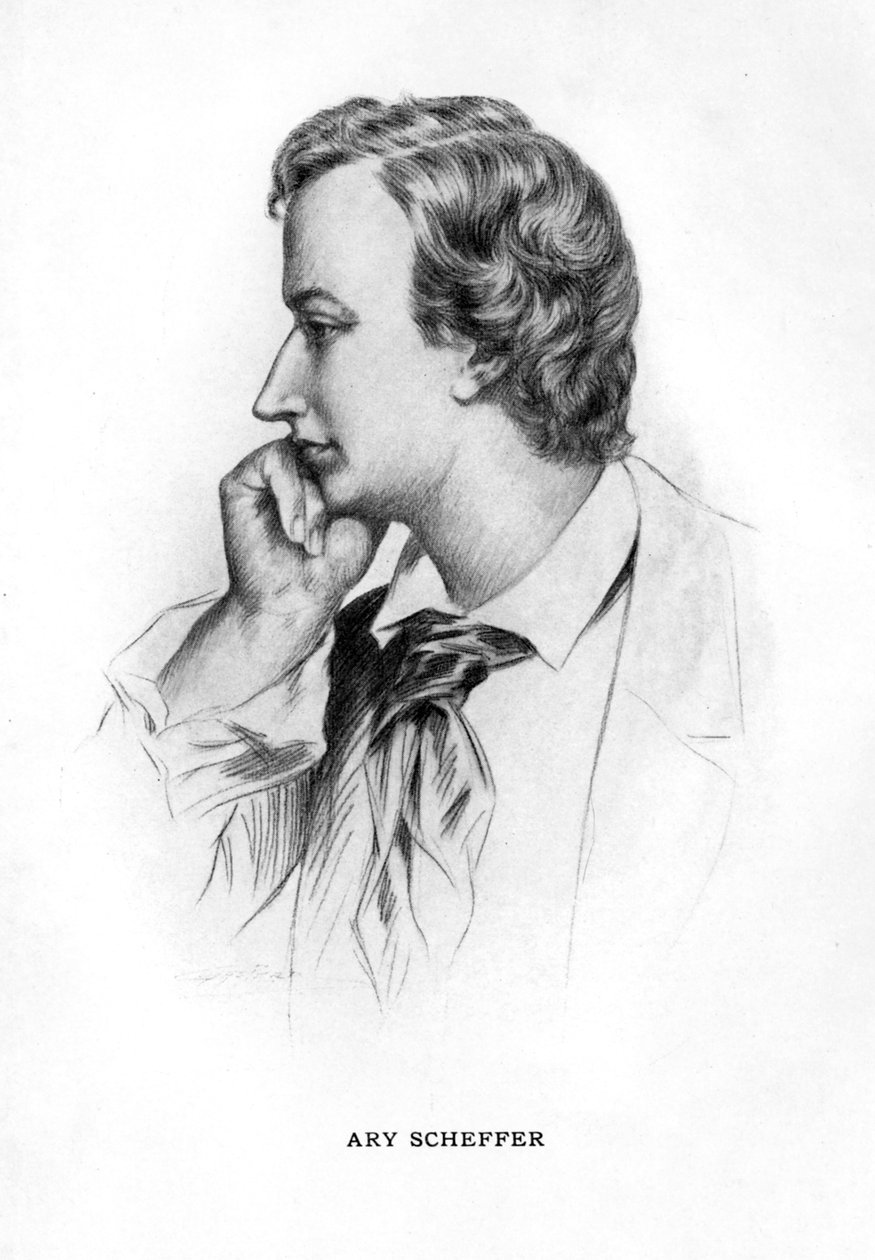 阿里·谢弗（Ary Scheffer），法国画家，1912年 作者 不明